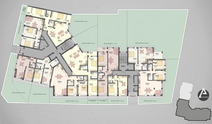 Вход А, вход Б ет 1